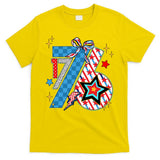 America 1776 4th Of July Retro 80s Style T-Shirt