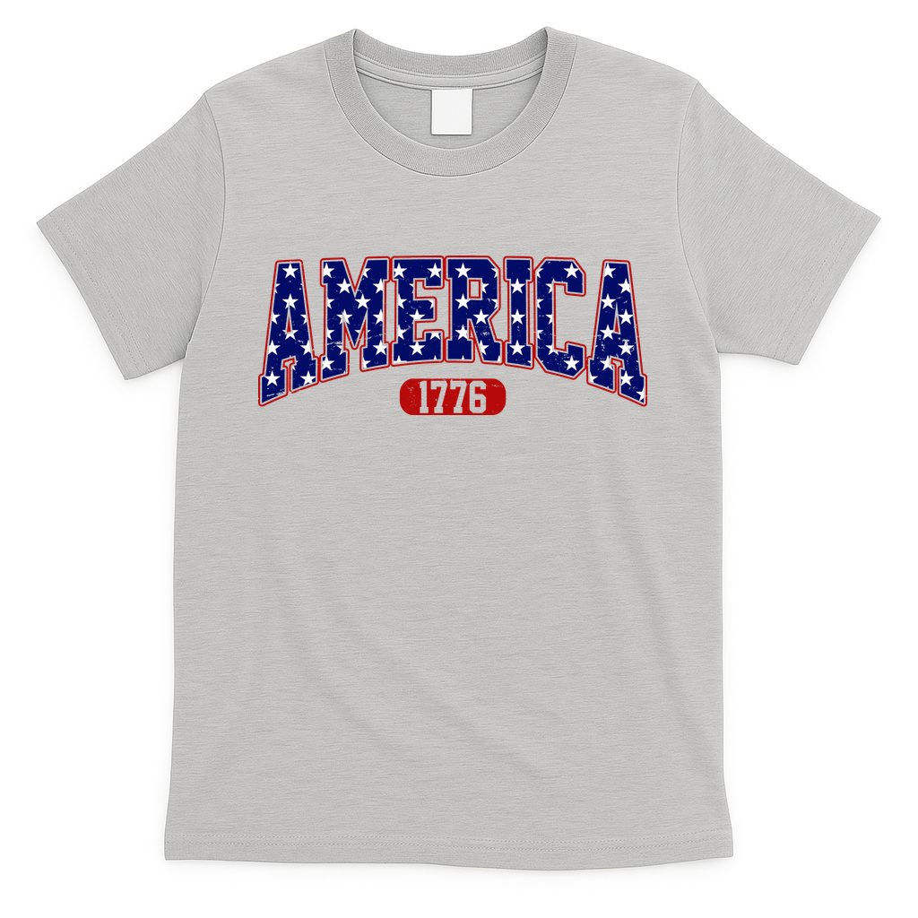 America 1776 Retro 4th Of July Independence Day  T-Shirt