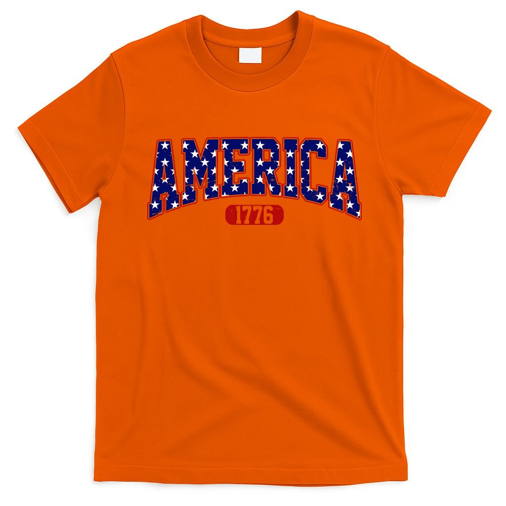America 1776 Retro 4th Of July Independence Day  T-Shirt