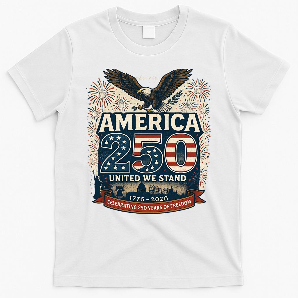America's 250th Anniversary Of Freedom USA 1776-2026 T-Shirt