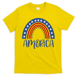 America 4th Of July Rainbow USA T-Shirt