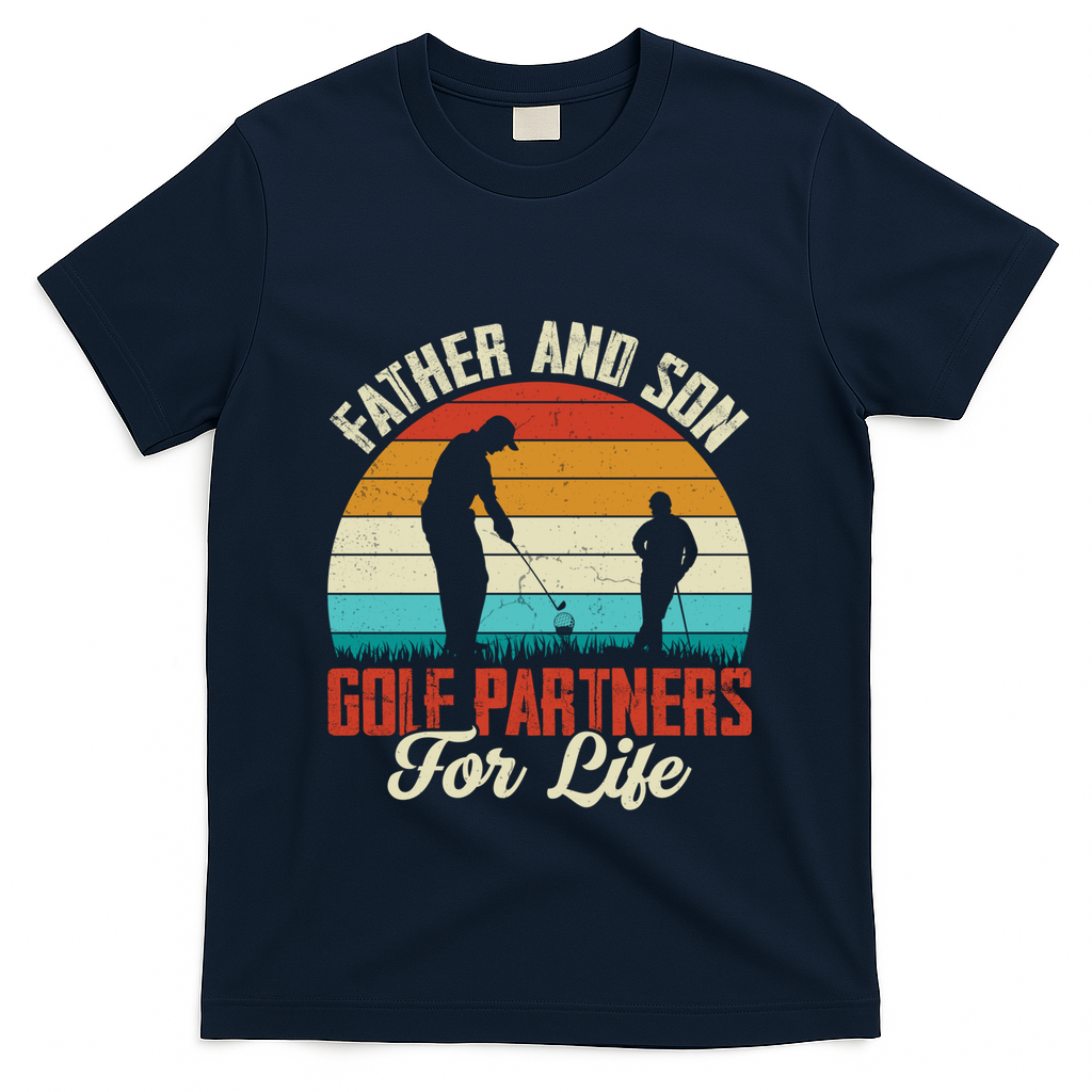 Father And Son Golf Partners For Life Gift T-Shirt