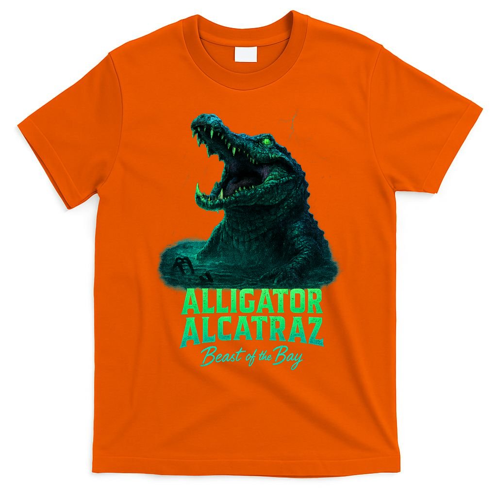 Alligator Alcatraz Beast Of The Bay T-Shirt