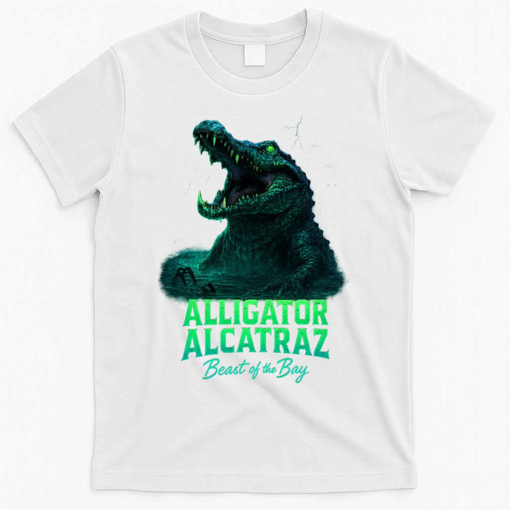Alligator Alcatraz Beast Of The Bay T-Shirt