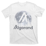 Algorand ALGO Coin Cryptocurrency Wilderness Full Moon T-Shirt