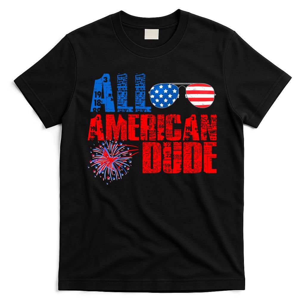 All American Dude 4th Of July T-Shirt