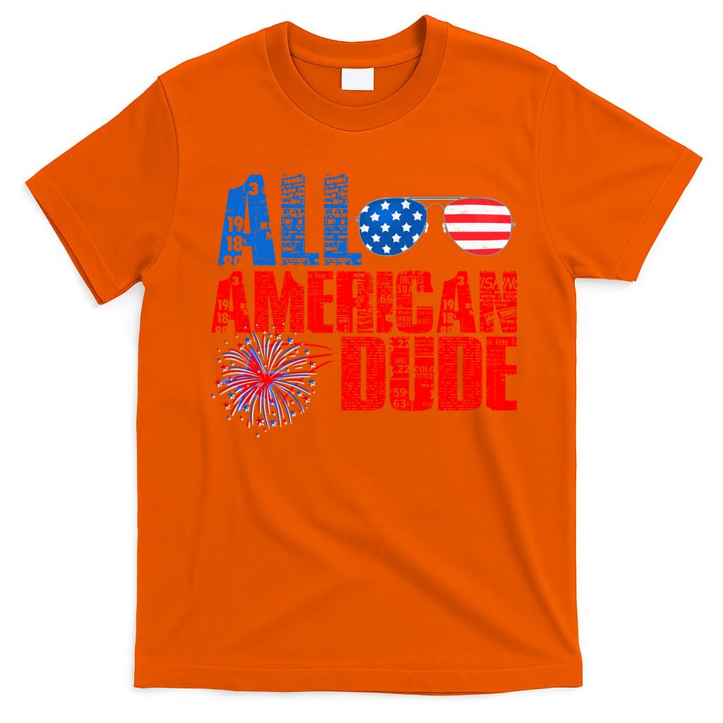 All American Dude 4th Of July T-Shirt
