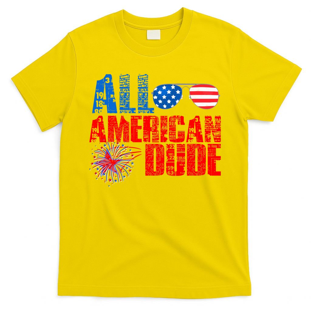 All American Dude 4th Of July T-Shirt