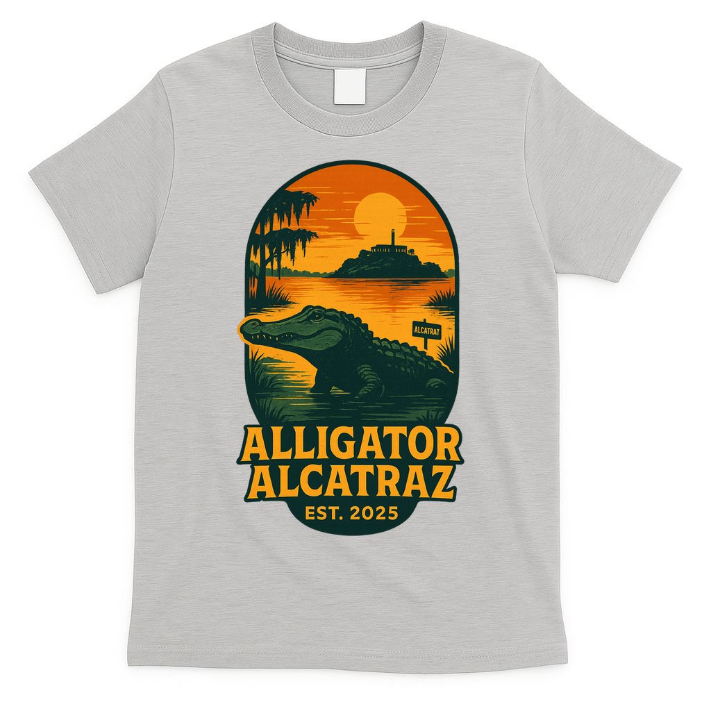 Alligator Alcatraz Established 2025 Gator Swamp T-Shirt