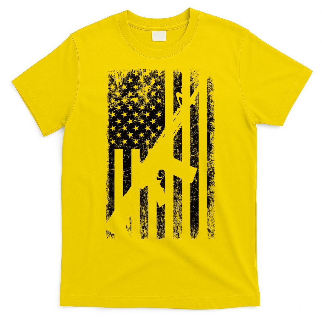 AR15 American Flag T-Shirt