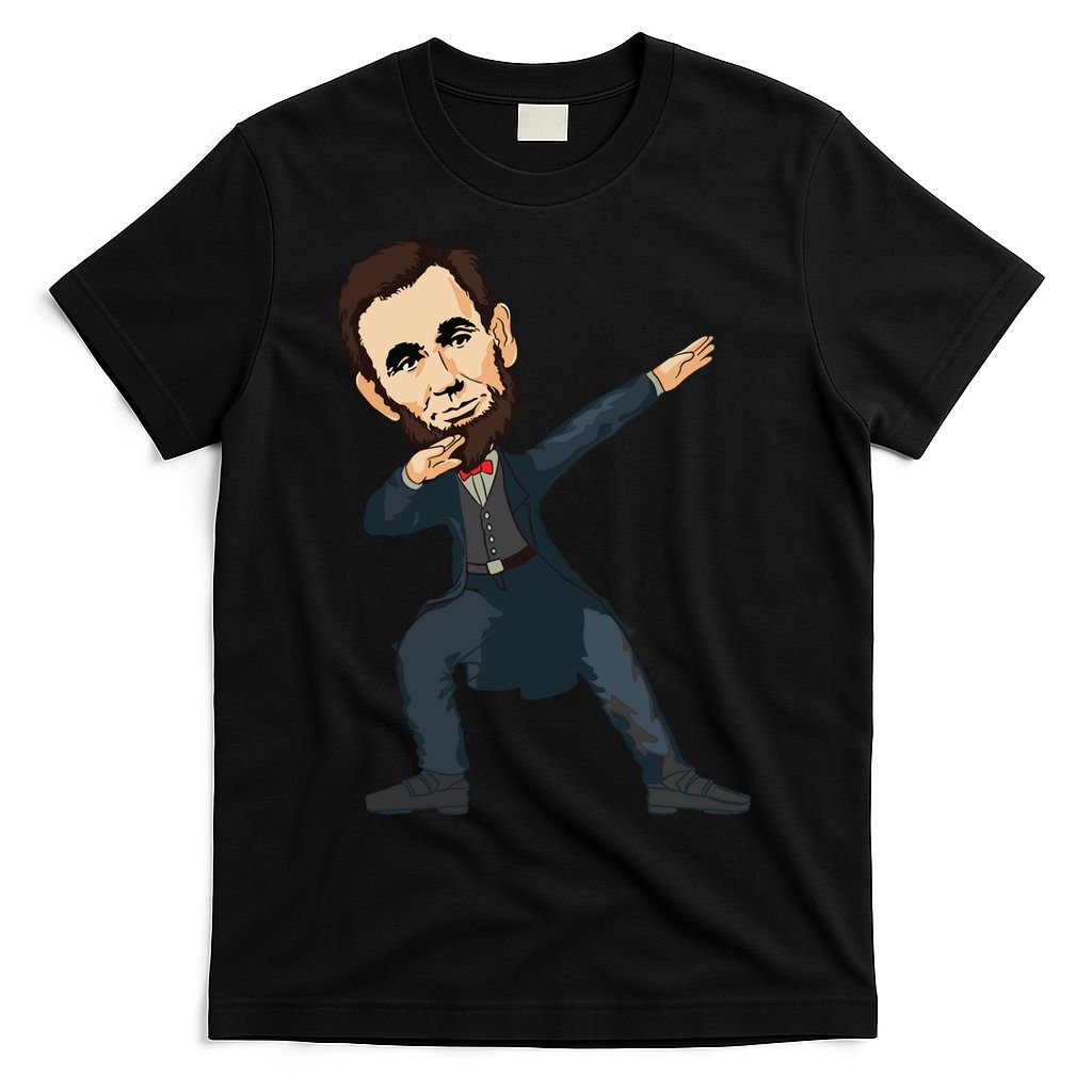 Abraham Abe Lincoln Dabbing Dab Dance 4th Of July Gift T-Shirt