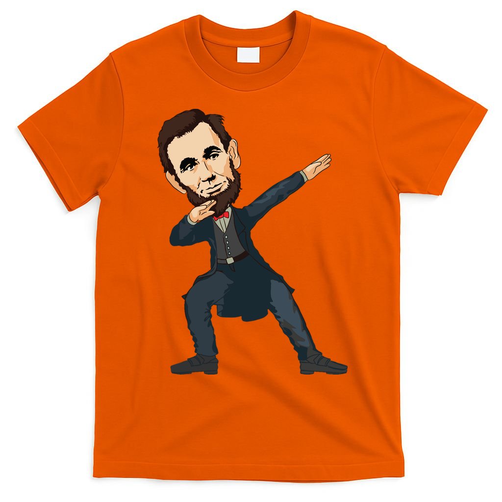 Abraham Abe Lincoln Dabbing Dab Dance 4th Of July Gift T-Shirt