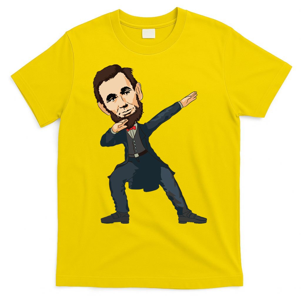 Abraham Abe Lincoln Dabbing Dab Dance 4th Of July Gift T-Shirt