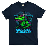 Alligator Alcatraz Neon Cityscape T-Shirt