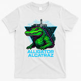 Alligator Alcatraz Neon Cityscape T-Shirt