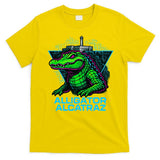 Alligator Alcatraz Neon Cityscape T-Shirt