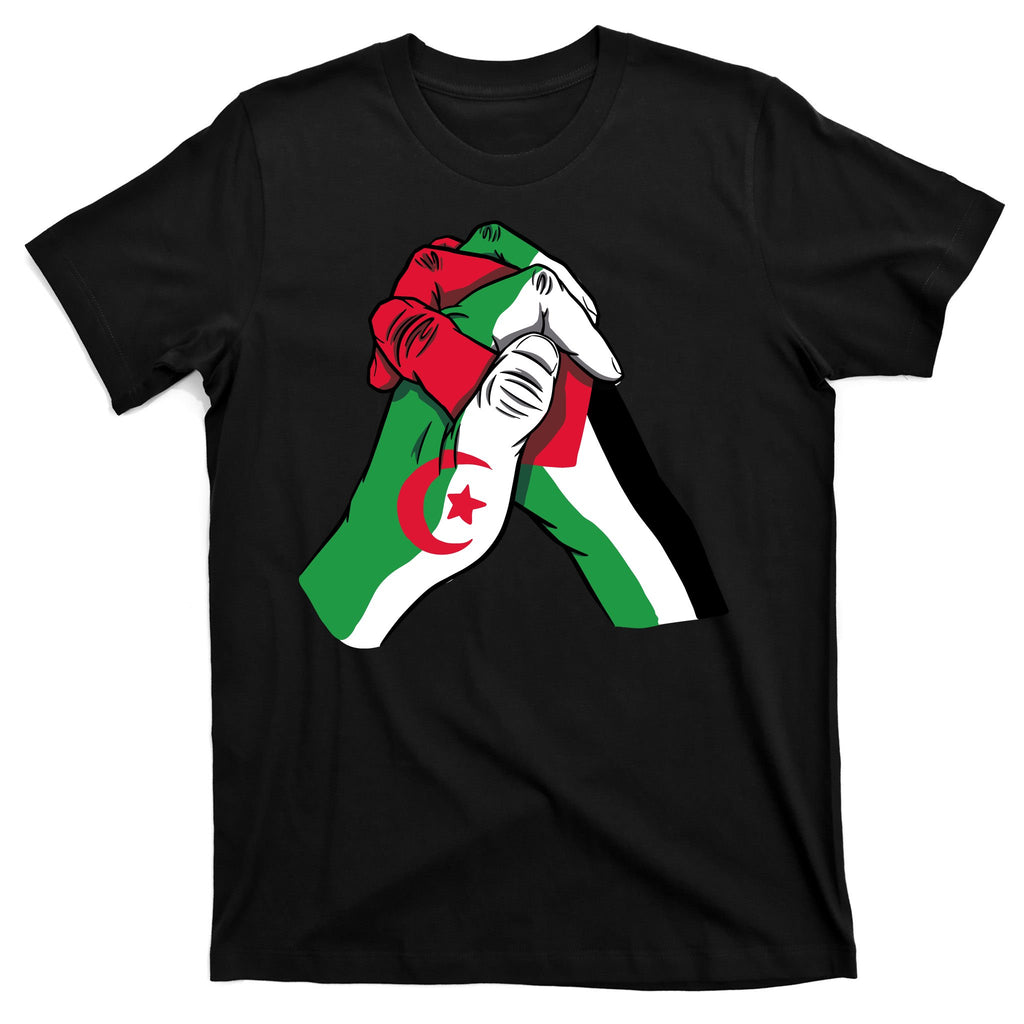 Algeria And Palestine Hands T-Shirt