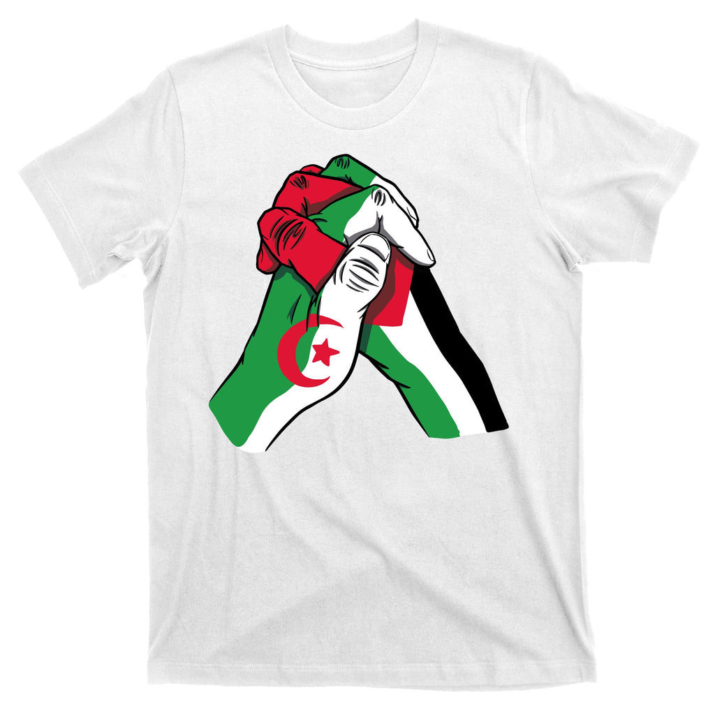 Algeria And Palestine Hands T-Shirt