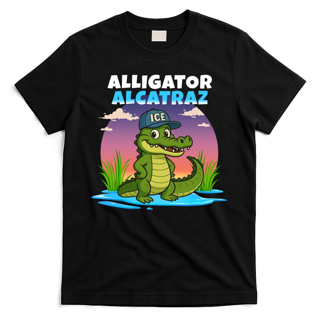 Alligator Alcatraz Sunset T-Shirt