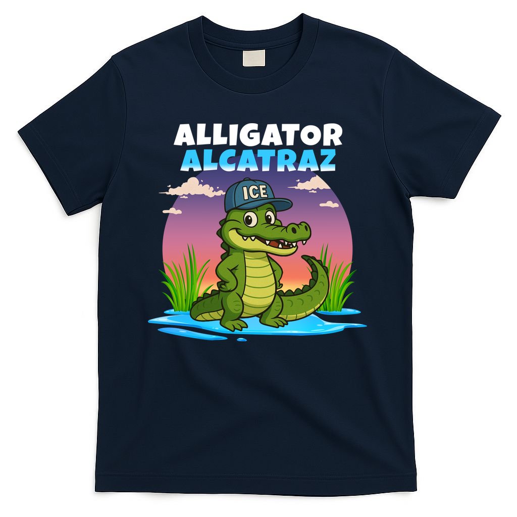 Alligator Alcatraz Sunset T-Shirt