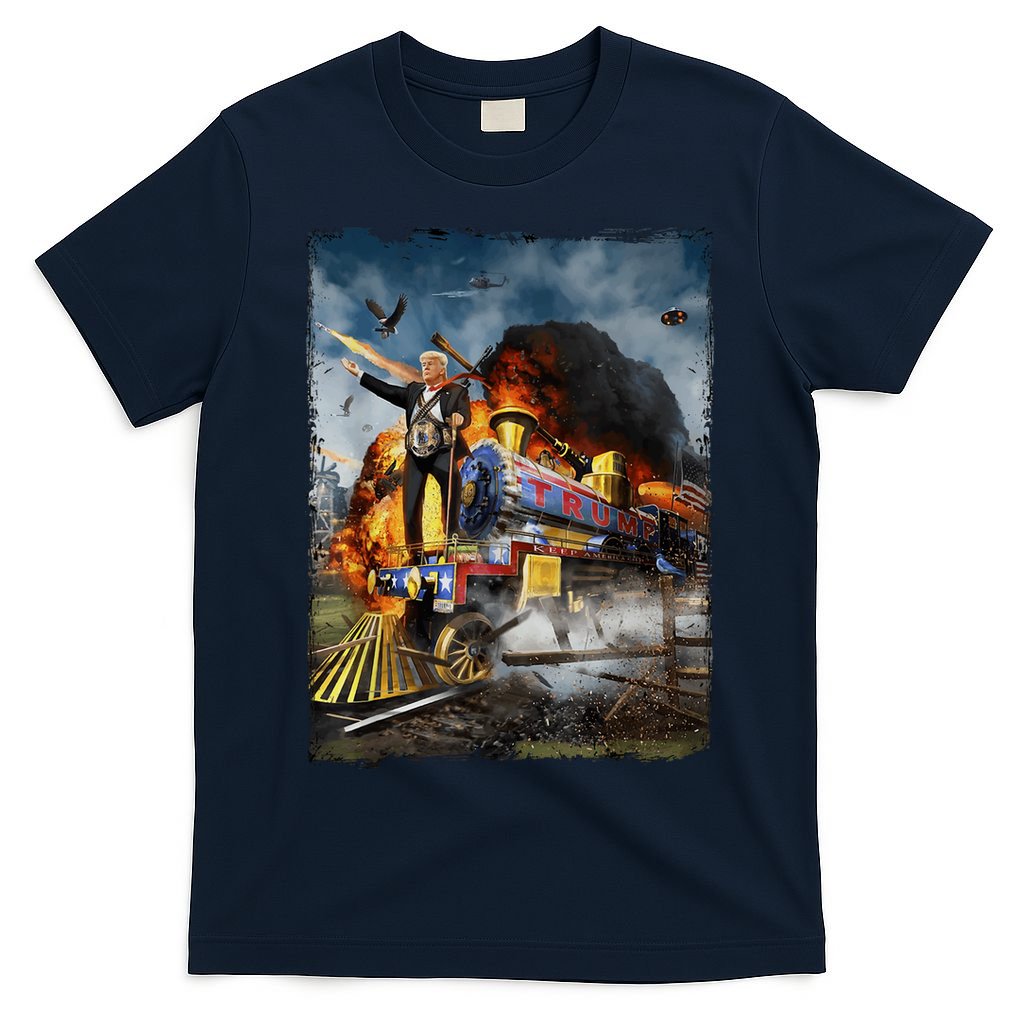 All Aboard The Trump Train Graphic Art T-Shirt