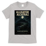 Alligator Alcatraz The Reptilian Fortress Movie Poster T-Shirt