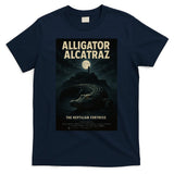 Alligator Alcatraz The Reptilian Fortress Movie Poster T-Shirt