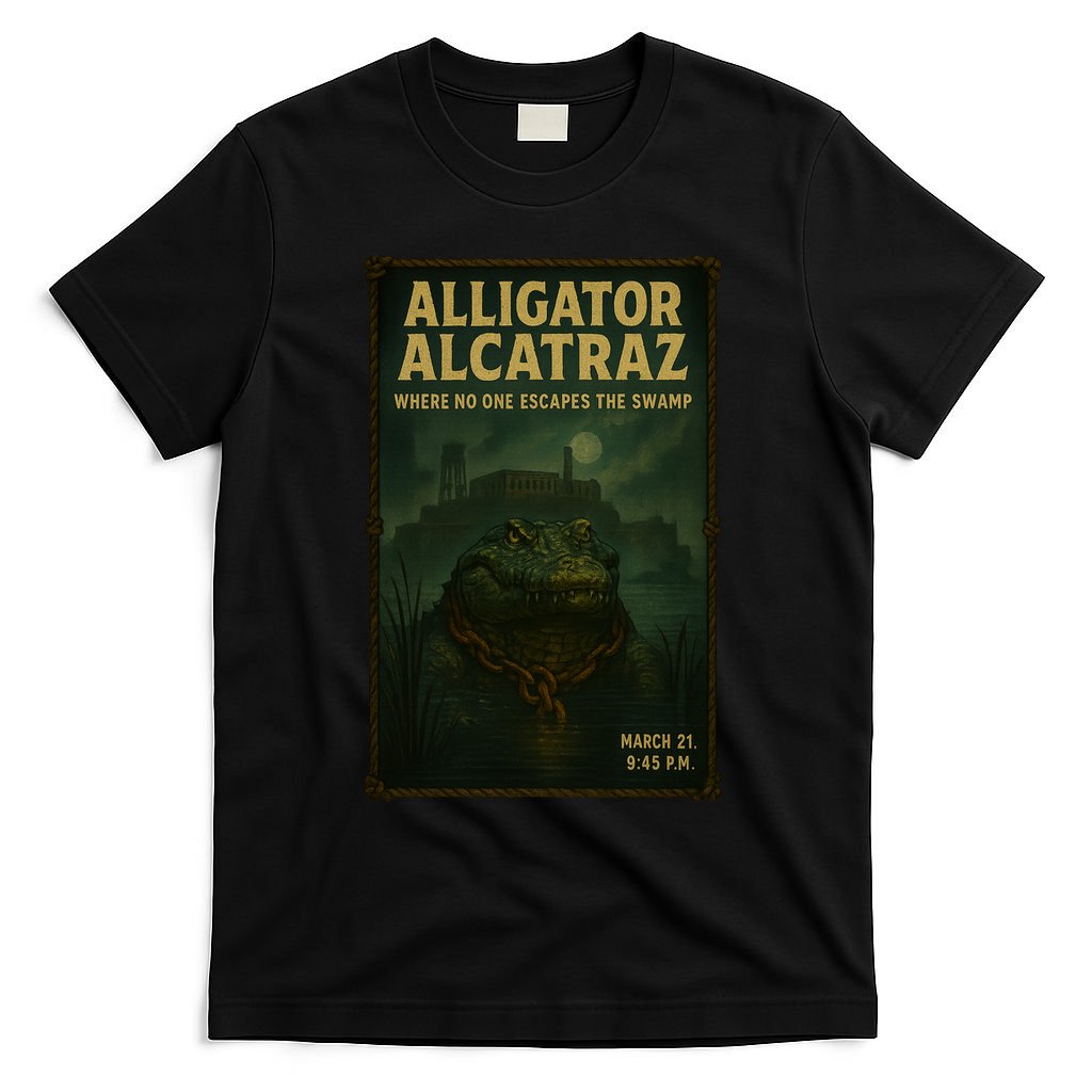 Alligator Alcatraz Where No One Escapes The Swamp T-Shirt