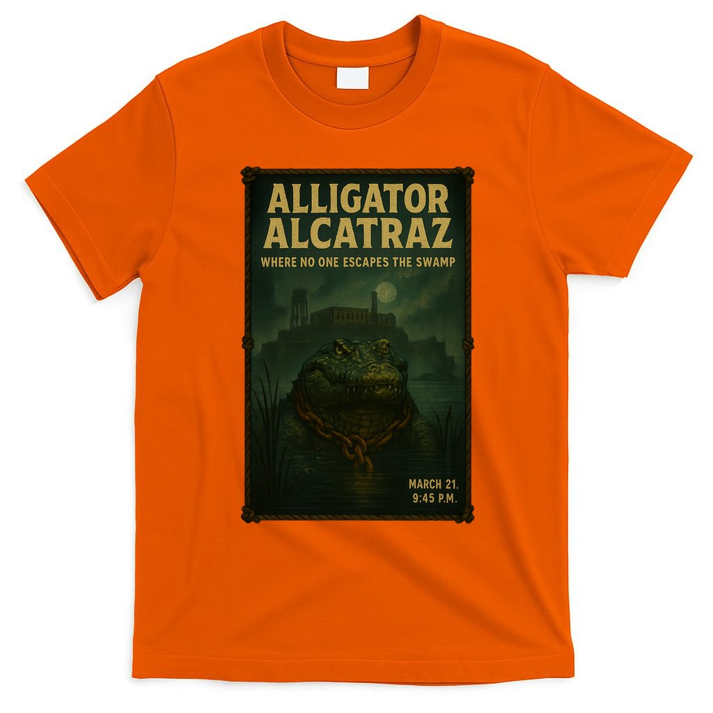 Alligator Alcatraz Where No One Escapes The Swamp T-Shirt