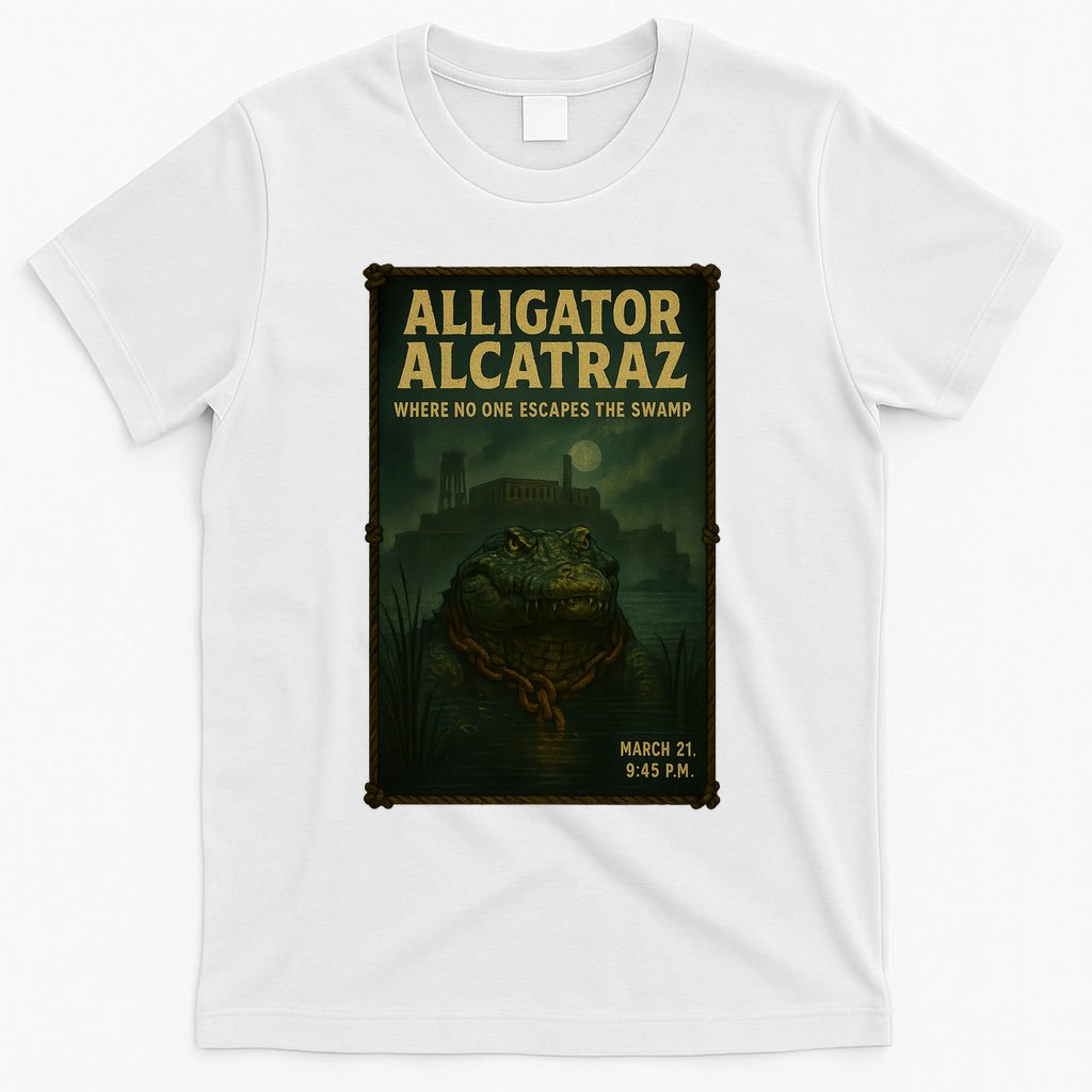 Alligator Alcatraz Where No One Escapes The Swamp T-Shirt