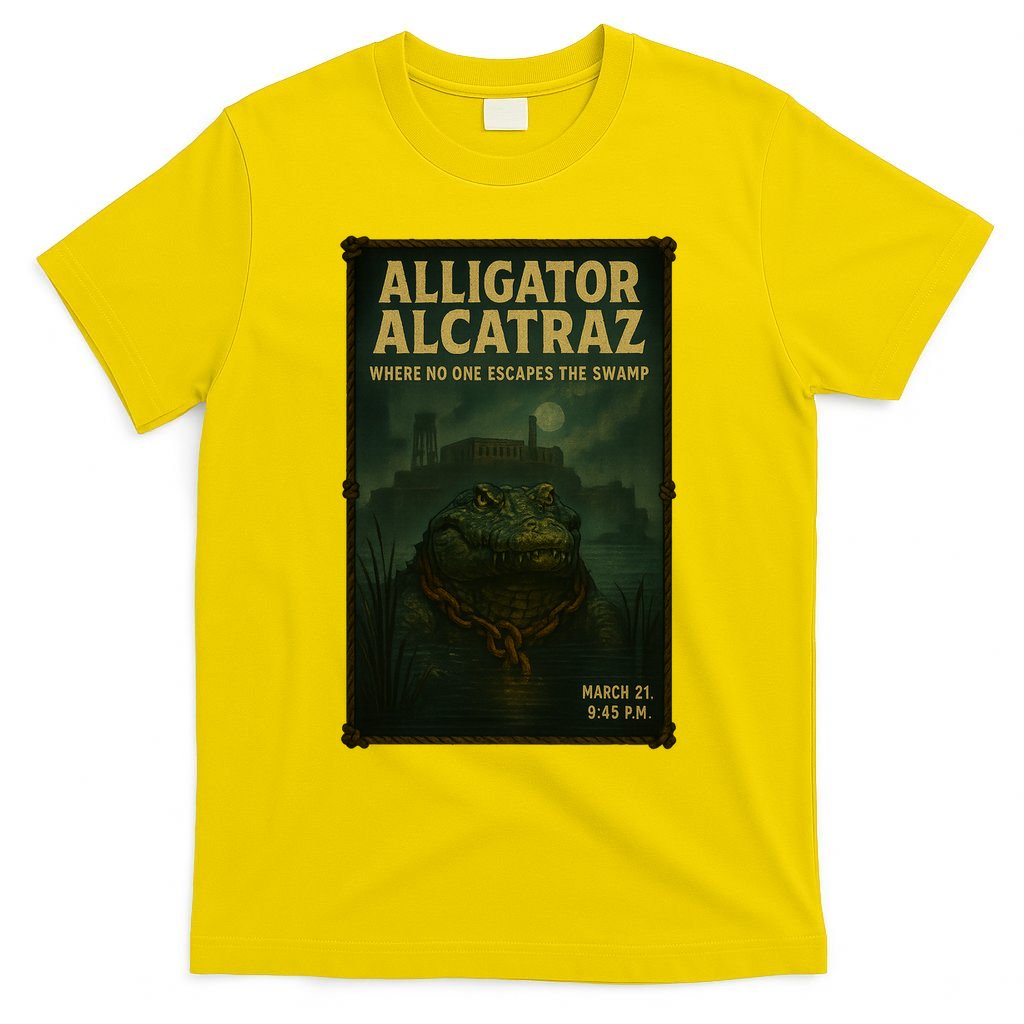 Alligator Alcatraz Where No One Escapes The Swamp T-Shirt
