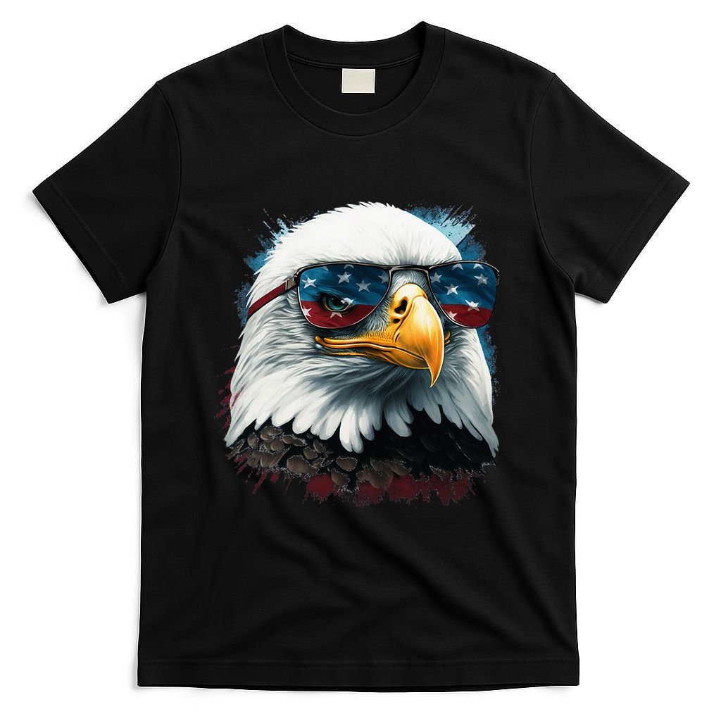 American Bald Eagle Usa Flag Eagle Usa T-Shirt