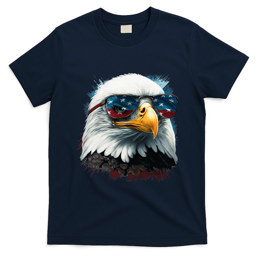 American Bald Eagle Usa Flag Eagle Usa T-Shirt