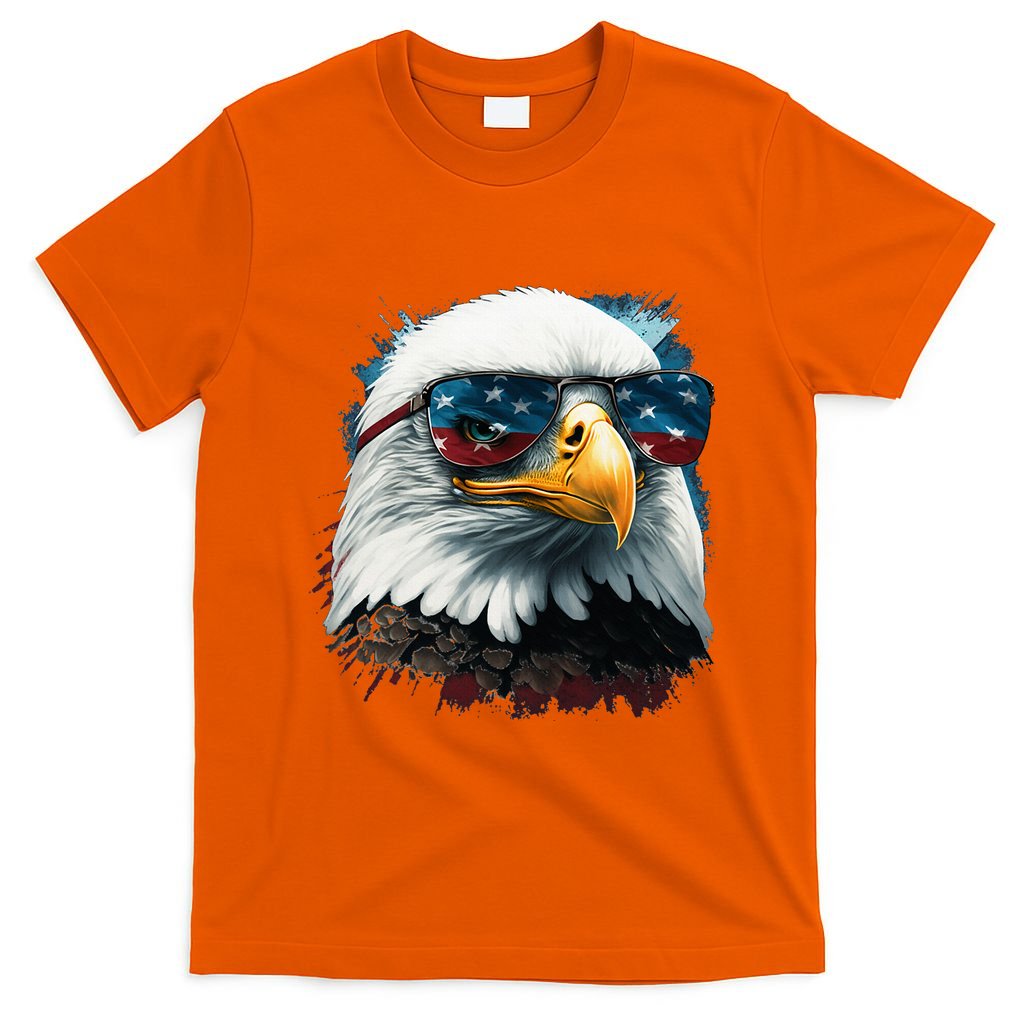 American Bald Eagle Usa Flag Eagle Usa T-Shirt