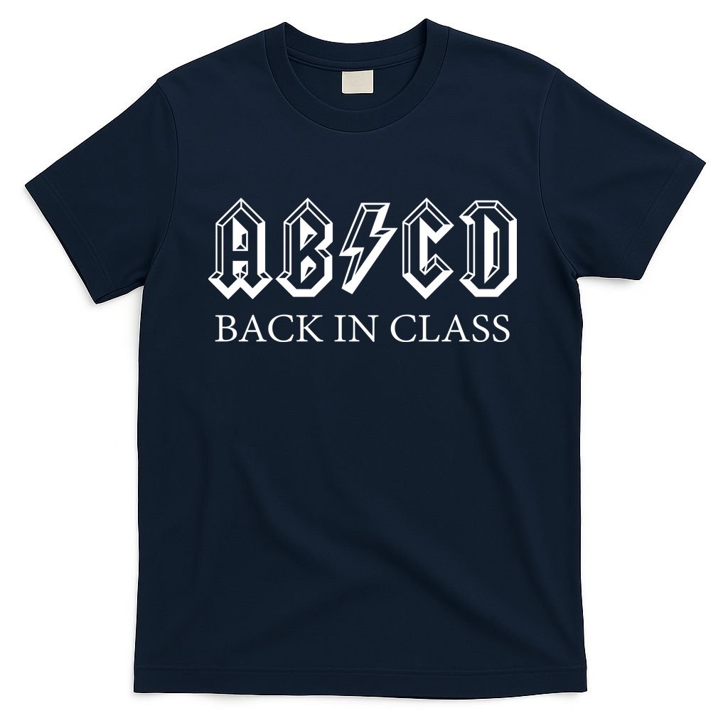 ABCD Back In Class Back To School Funny Teacher T-Shirt