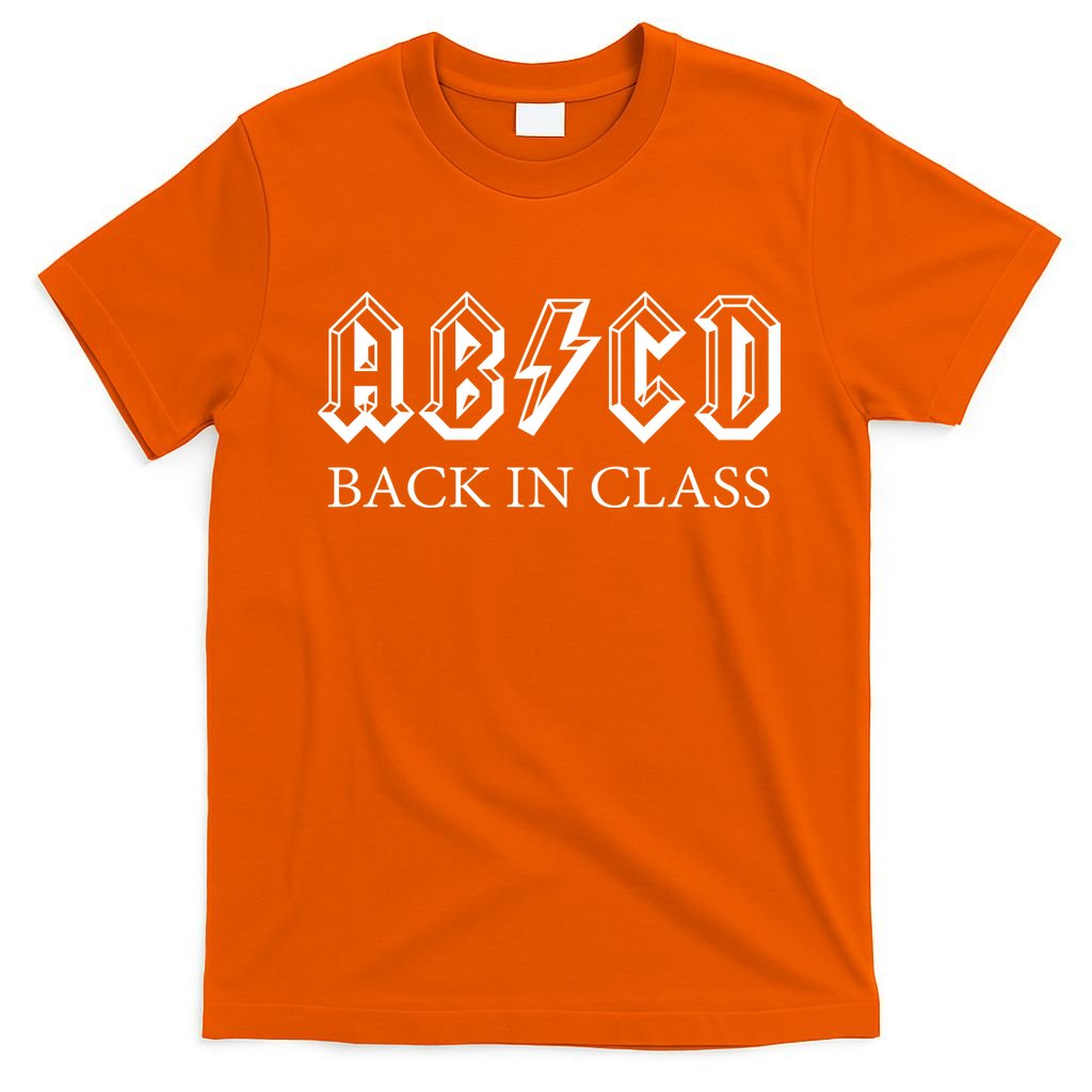 ABCD Back In Class Back To School Funny Teacher T-Shirt