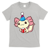 Axolotl Birthday Party Cute Axolotl Birthday Party Axolotl T-Shirt
