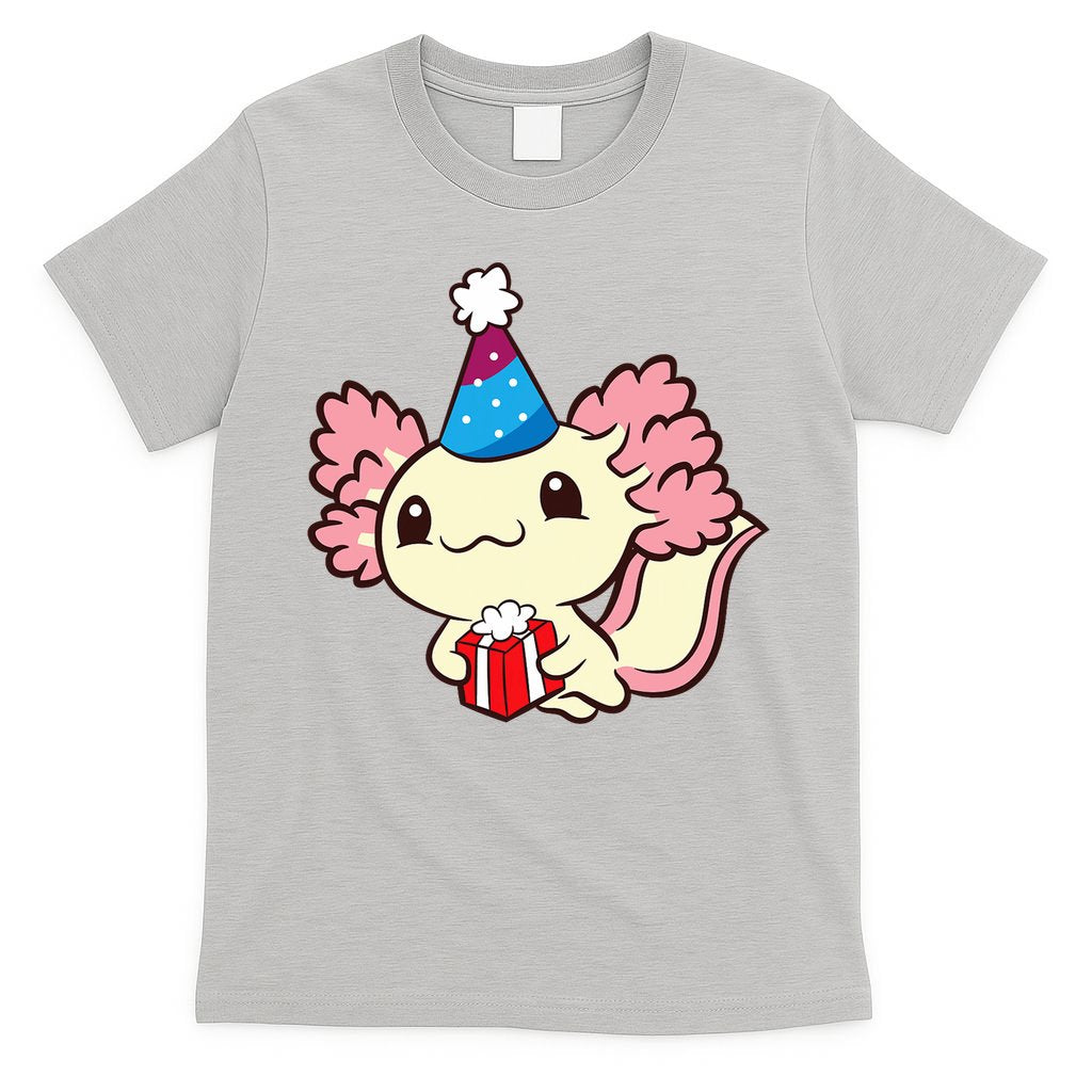 Axolotl Birthday Party Cute Axolotl Birthday Party Axolotl T-Shirt