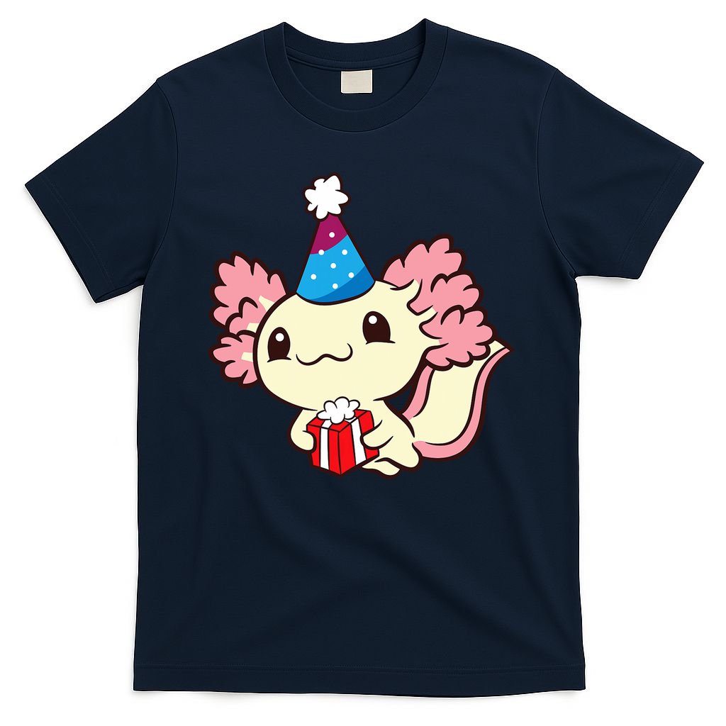 Axolotl Birthday Party Cute Axolotl Birthday Party Axolotl T-Shirt