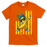 American Banana Retro USA Flag Dabbing Bananas T-Shirt