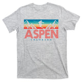 Aspen Colorado Ski Sunset Mountain T-Shirt