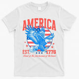 America Est 1776 Land Of The Free Because Of The Brave T-Shirt