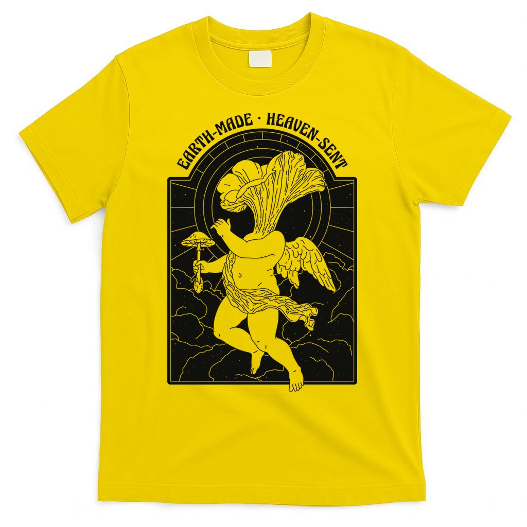Angel Earth Made Mushroom T-Shirt
