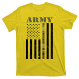 Army Flag Thin Camo Line T-Shirt