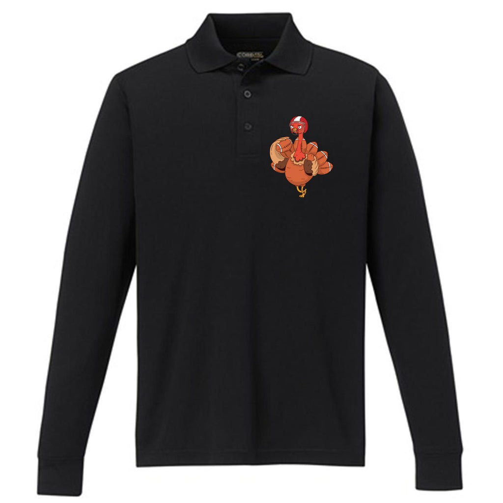 American Football Turkey Performance Long Sleeve Polo