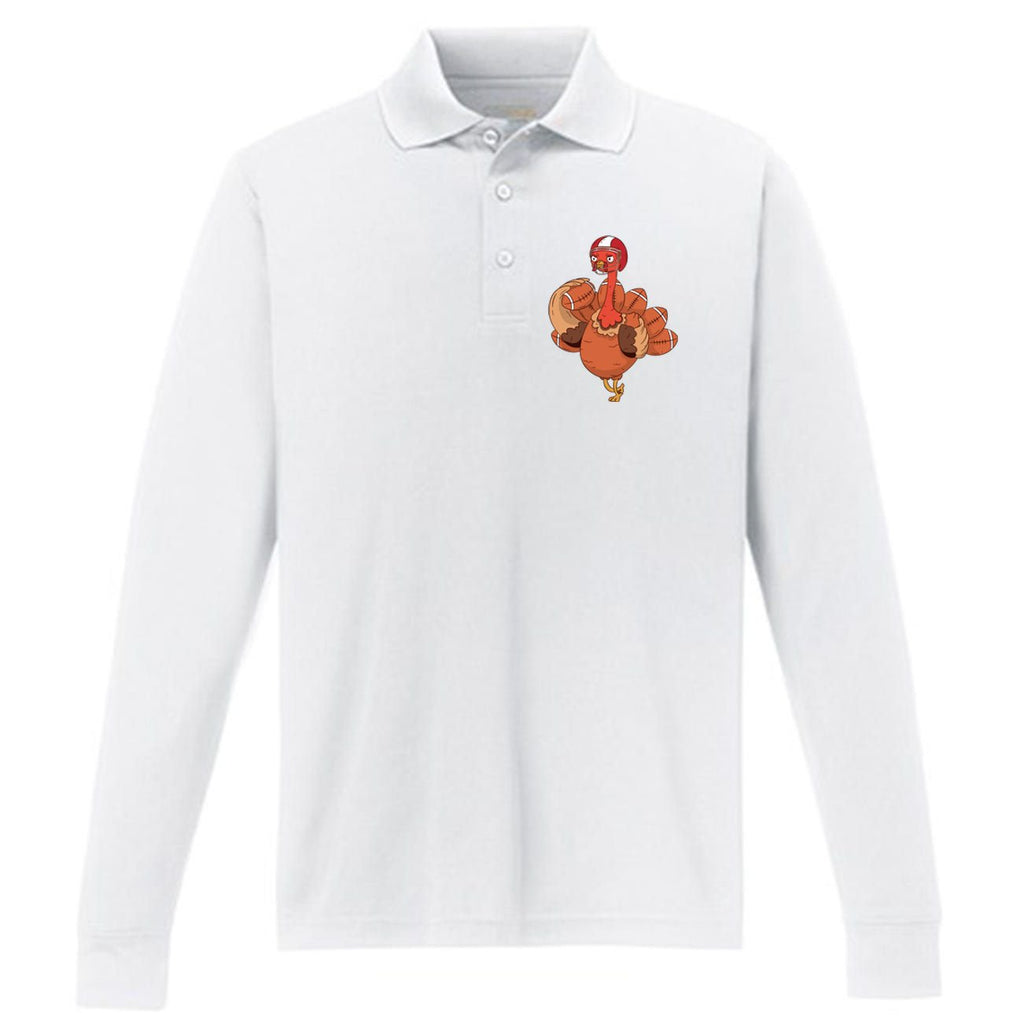 American Football Turkey Performance Long Sleeve Polo