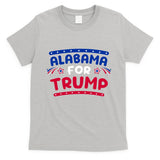 Alabama For Trump Fireworks 4th Of July Cool Gift T-Shirt