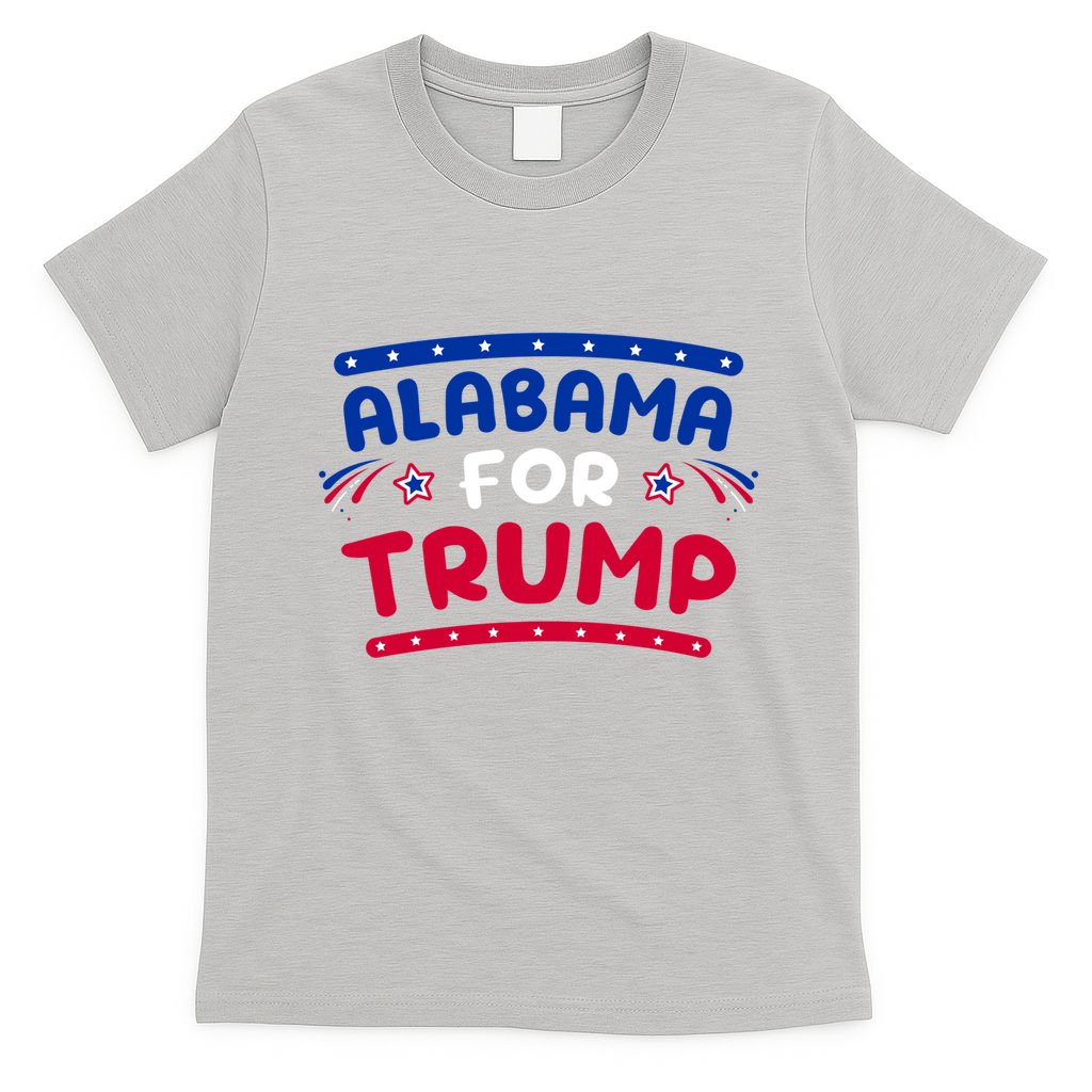 Alabama For Trump Fireworks 4th Of July Cool Gift T-Shirt