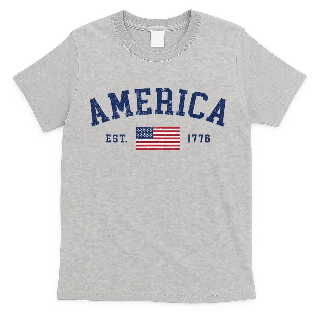American Flag Usa United States Of America Us 4th Of July T-Shirt