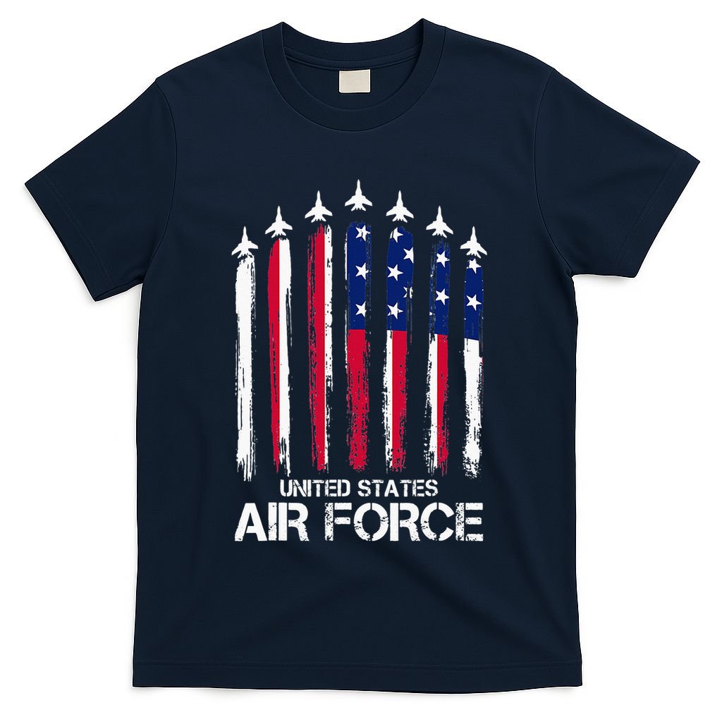 Air Force US Veterans American Flag 4th Of July Patriotic T-Shirt